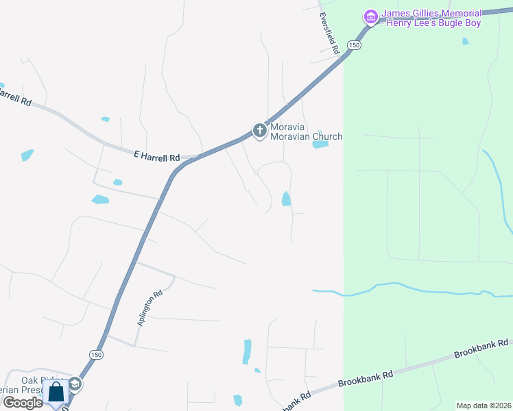 map of restaurants, bars, coffee shops, grocery stores, and more near 7801 Misty Hollow Lane in Oak Ridge