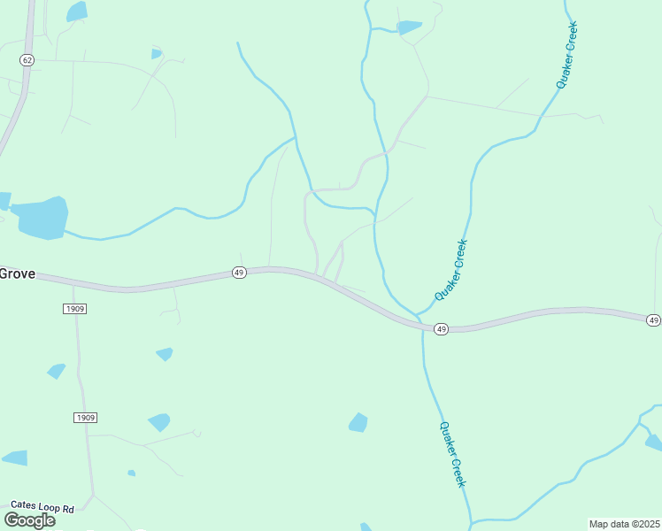 map of restaurants, bars, coffee shops, grocery stores, and more near Powell Road in Burlington