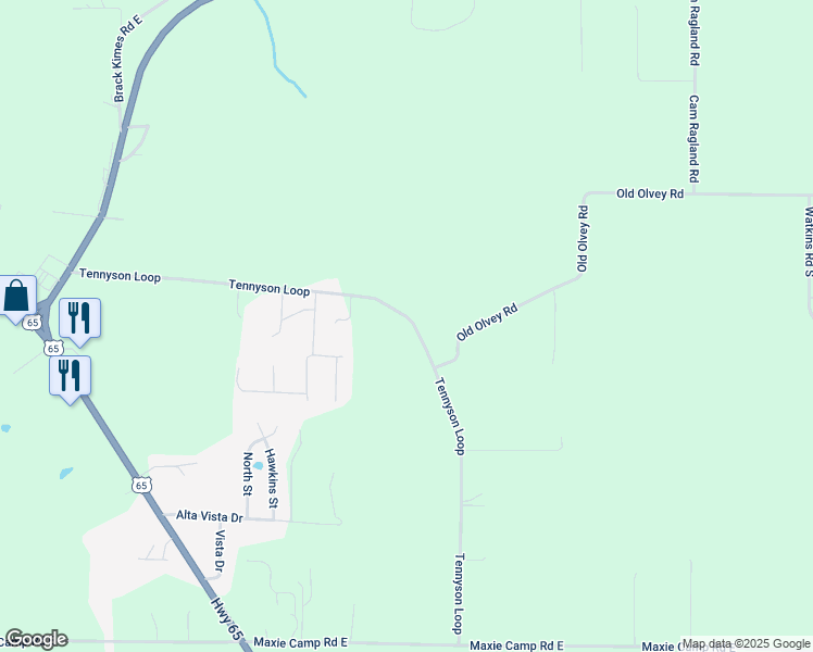 map of restaurants, bars, coffee shops, grocery stores, and more near 808 Tennyson Loop in Harrison