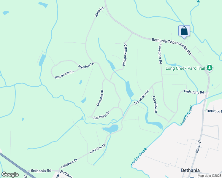 map of restaurants, bars, coffee shops, grocery stores, and more near 5644 Whippoorwill Drive in Pfafftown