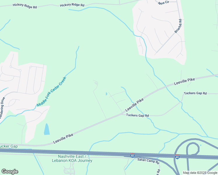 map of restaurants, bars, coffee shops, grocery stores, and more near 3775 Leeville Pike in Lebanon
