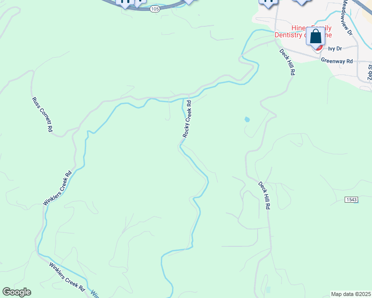 map of restaurants, bars, coffee shops, grocery stores, and more near 138 Rocky Maple Avenue in Boone
