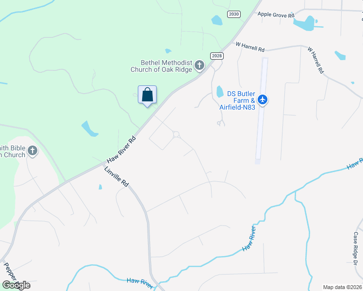 map of restaurants, bars, coffee shops, grocery stores, and more near 7304 Lanval Drive in Oak Ridge