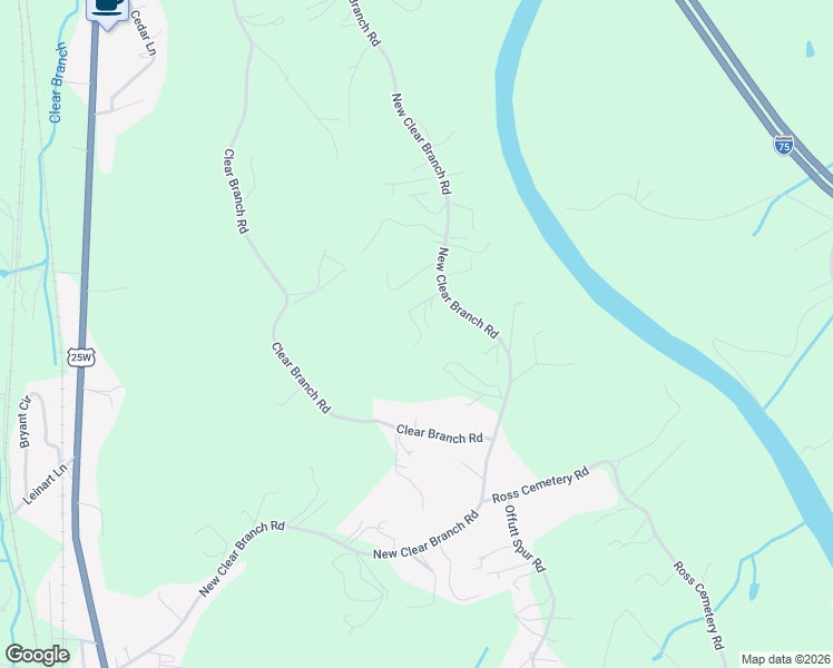 map of restaurants, bars, coffee shops, grocery stores, and more near 555 New Clear Branch Road in Rocky Top
