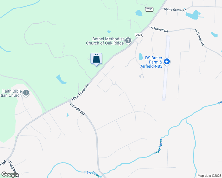 map of restaurants, bars, coffee shops, grocery stores, and more near 7304 Lanval Drive in Oak Ridge