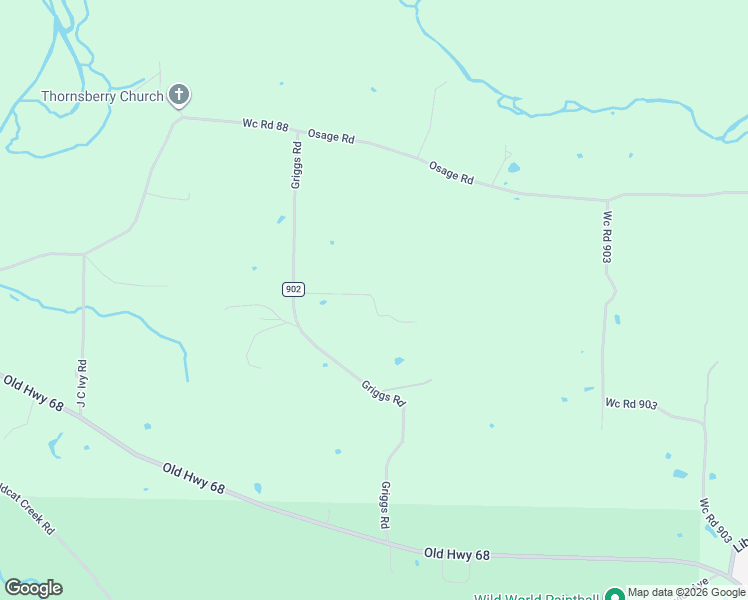 map of restaurants, bars, coffee shops, grocery stores, and more near 21371 County 902 in Springdale