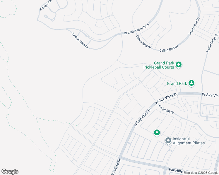 map of restaurants, bars, coffee shops, grocery stores, and more near Unnamed Road in Las Vegas