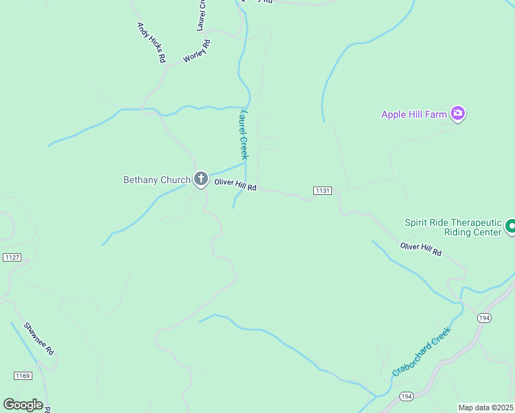 map of restaurants, bars, coffee shops, grocery stores, and more near Oliver Hill Road in Banner Elk