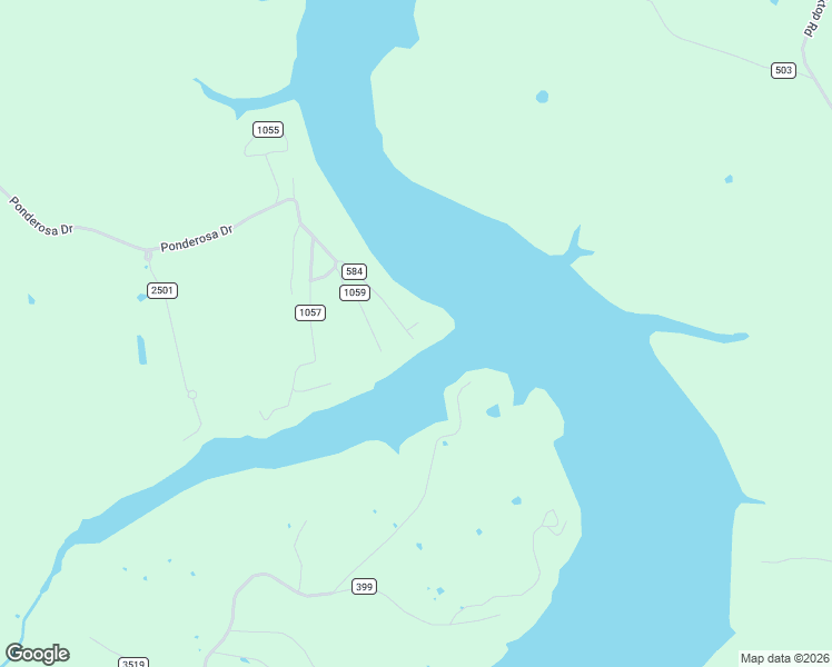 map of restaurants, bars, coffee shops, grocery stores, and more near 18440 Ponderosa Drive in Springdale
