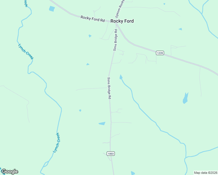 map of restaurants, bars, coffee shops, grocery stores, and more near 3002 Sims Bridge Road in Kittrell