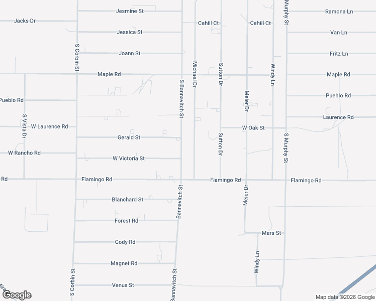 map of restaurants, bars, coffee shops, grocery stores, and more near 1840 Michael Drive in Pahrump