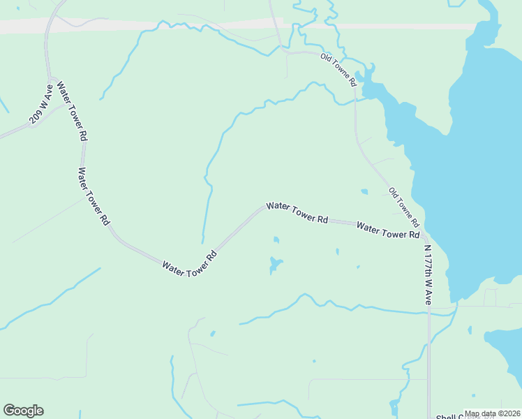 map of restaurants, bars, coffee shops, grocery stores, and more near Water Tower Road in Sand Springs