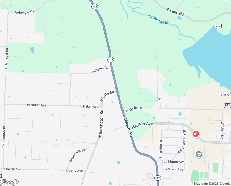 map of restaurants, bars, coffee shops, grocery stores, and more near 1280 North Barrington Road in Springdale