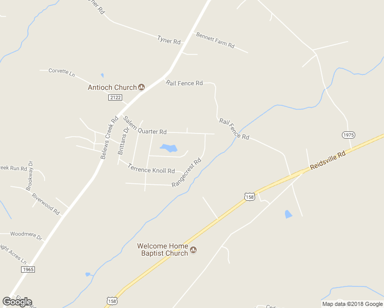 map of restaurants, bars, coffee shops, grocery stores, and more near 6961 Channel Forest Road in Belews Creek