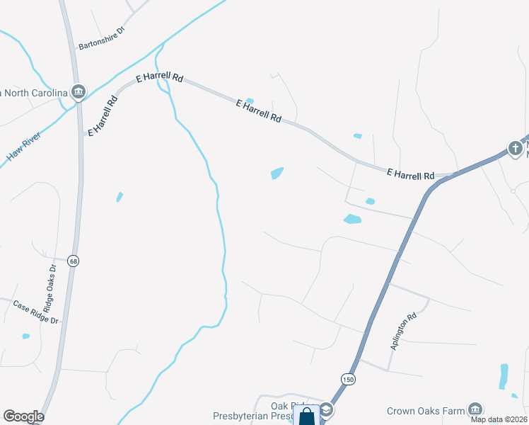 map of restaurants, bars, coffee shops, grocery stores, and more near 2851 Oak Ridge Road in Oak Ridge