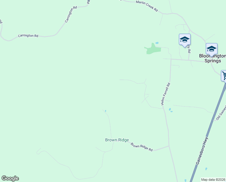 map of restaurants, bars, coffee shops, grocery stores, and more near 1915 Skimmehorn Road in Bloomington Springs