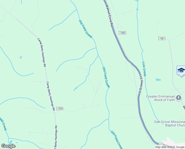 map of restaurants, bars, coffee shops, grocery stores, and more near 4850 Talley Road in Walkertown