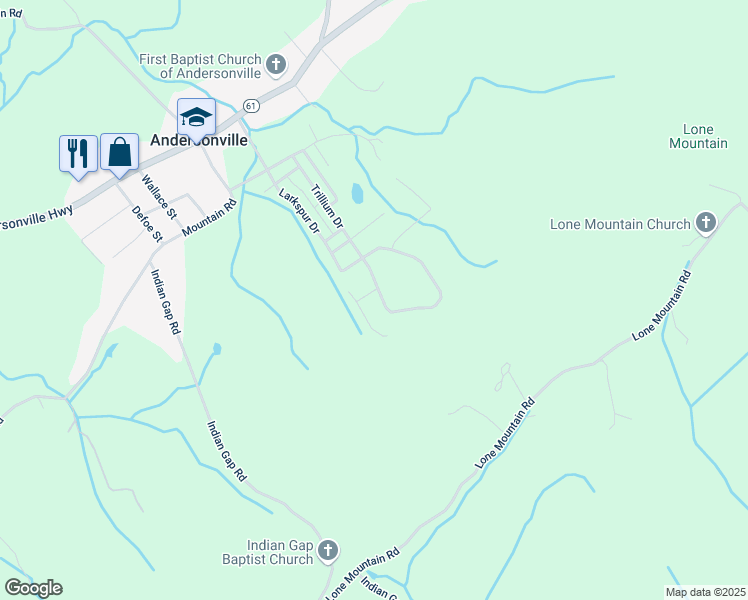map of restaurants, bars, coffee shops, grocery stores, and more near 203 Primrose Court in Andersonville