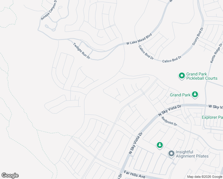 map of restaurants, bars, coffee shops, grocery stores, and more near Unnamed Road in Las Vegas