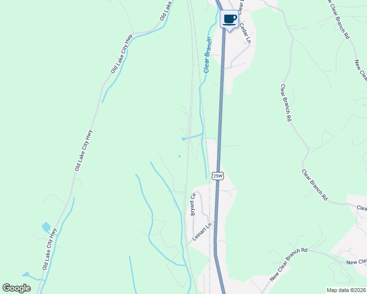 map of restaurants, bars, coffee shops, grocery stores, and more near 111 McCully Lane in Rocky Top