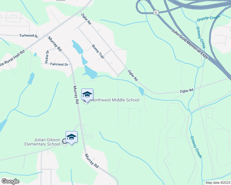 map of restaurants, bars, coffee shops, grocery stores, and more near 1124 Tommys Lake Road in Winston-Salem