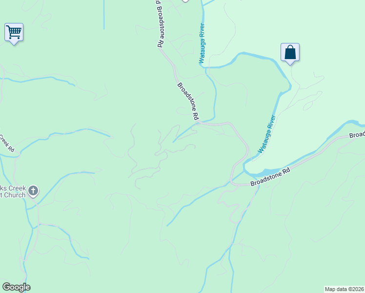 map of restaurants, bars, coffee shops, grocery stores, and more near 235 Spring Hollow Road in Beech Mountain