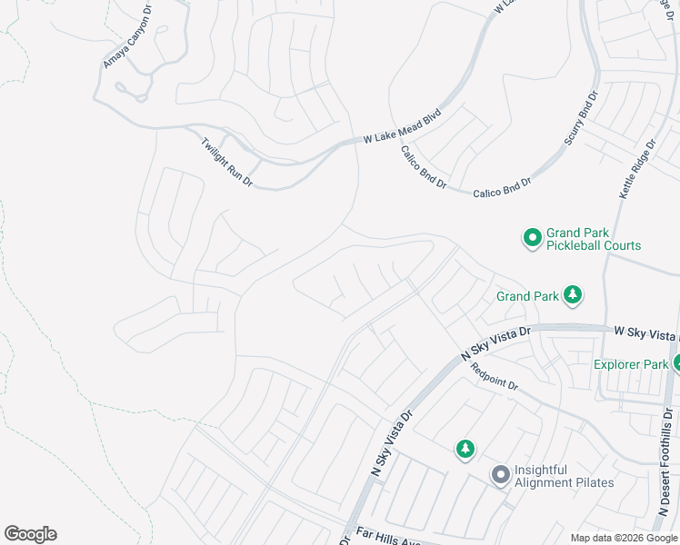 map of restaurants, bars, coffee shops, grocery stores, and more near Unnamed Road in Las Vegas