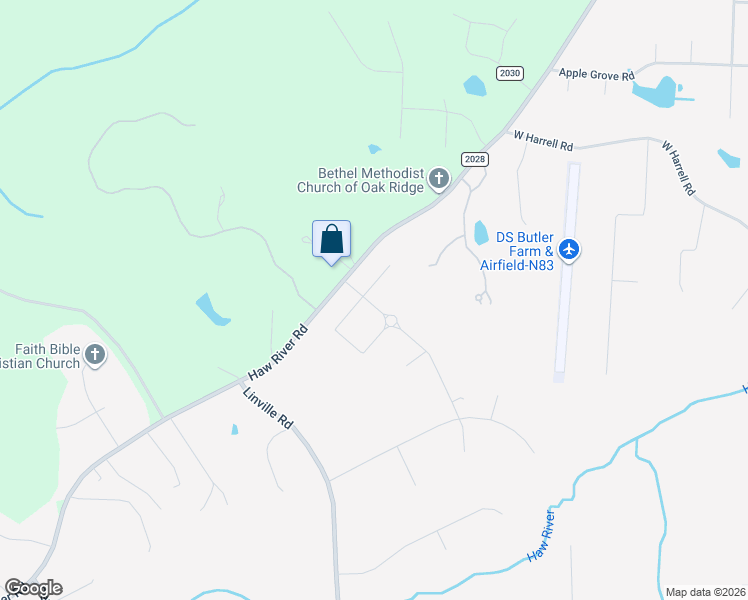 map of restaurants, bars, coffee shops, grocery stores, and more near 7307 Lanval Drive in Oak Ridge