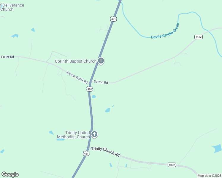 map of restaurants, bars, coffee shops, grocery stores, and more near 76 Sutton Road in Louisburg