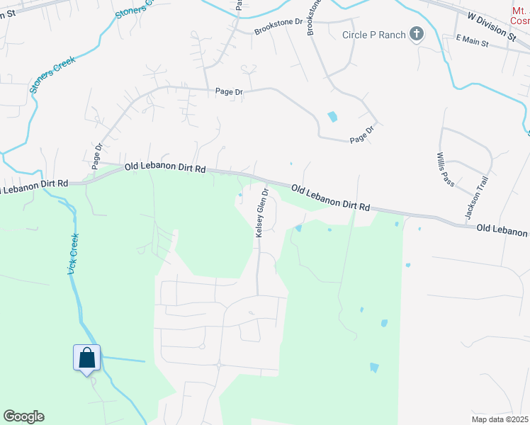 map of restaurants, bars, coffee shops, grocery stores, and more near 1015 Kelsey Glen Drive in Mt. Juliet