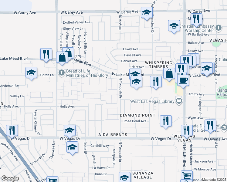map of restaurants, bars, coffee shops, grocery stores, and more near 2113 Velvet Hill Avenue in Las Vegas