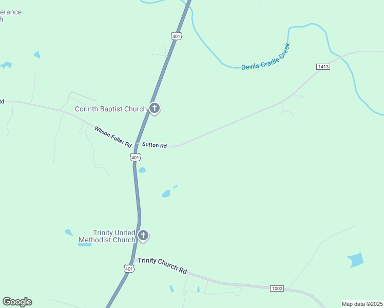 map of restaurants, bars, coffee shops, grocery stores, and more near 128 Sutton Road in Louisburg