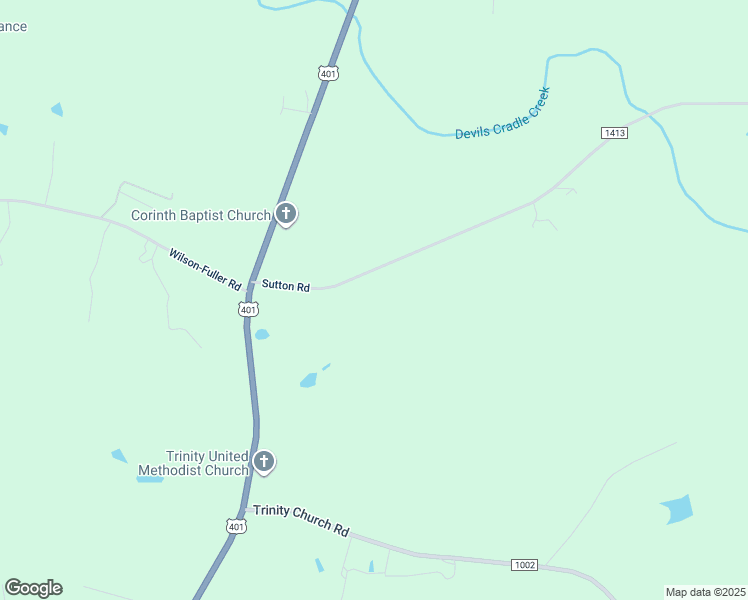 map of restaurants, bars, coffee shops, grocery stores, and more near 128 Sutton Road in Louisburg