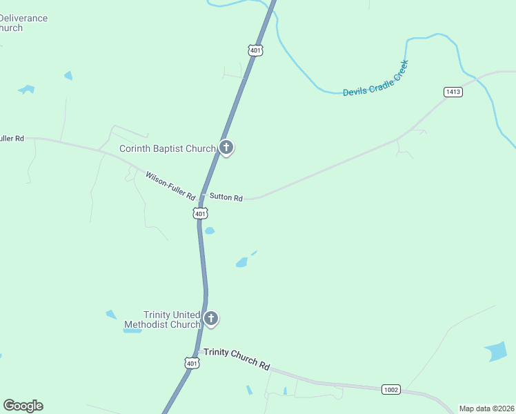 map of restaurants, bars, coffee shops, grocery stores, and more near 80 Sutton Road in Louisburg