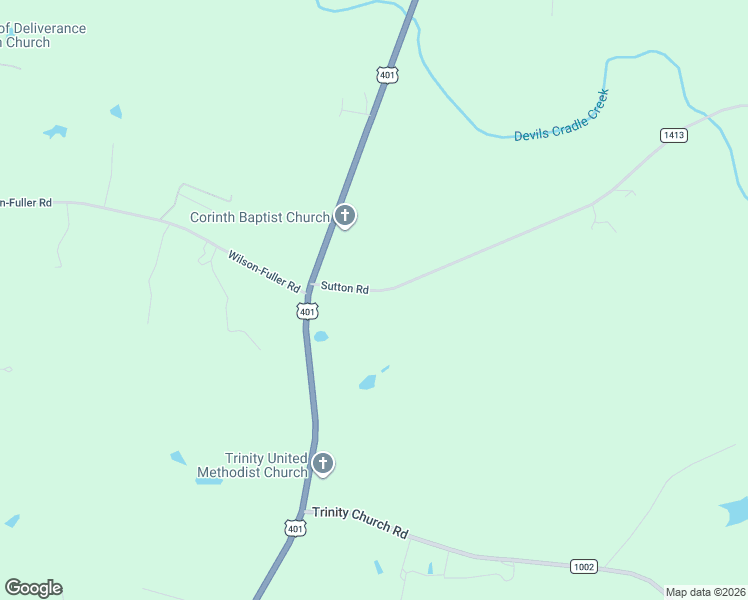 map of restaurants, bars, coffee shops, grocery stores, and more near 76 Sutton Road in Louisburg