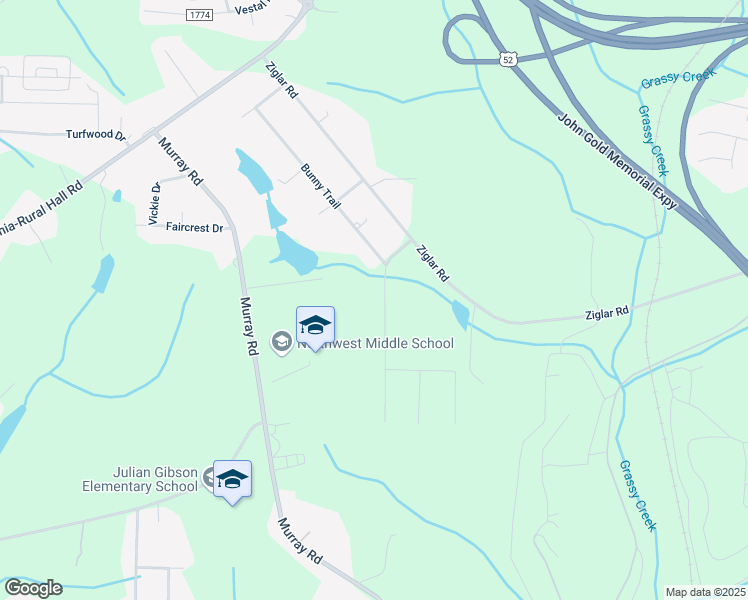 map of restaurants, bars, coffee shops, grocery stores, and more near 1124 Tommys Lake Road in Winston-Salem