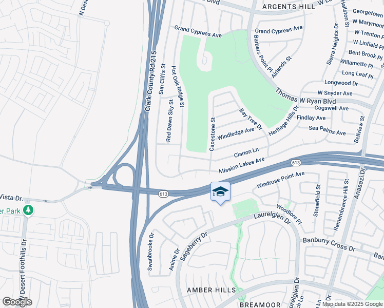 map of restaurants, bars, coffee shops, grocery stores, and more near 10924 Clarion Lane in Las Vegas