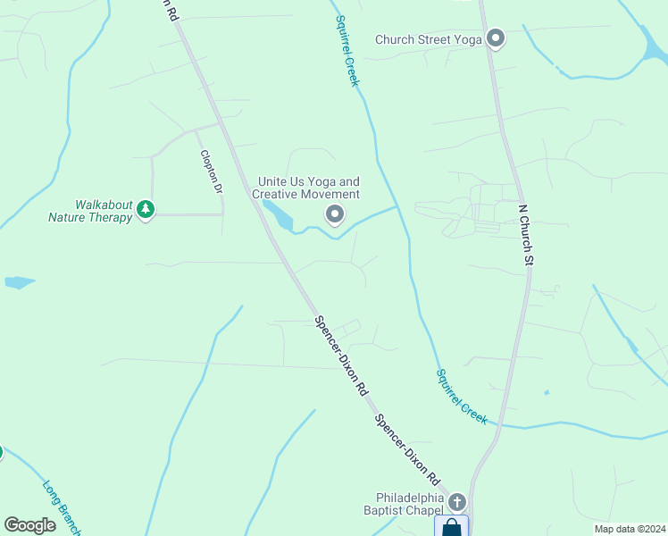 map of restaurants, bars, coffee shops, grocery stores, and more near 307 Heather Ridge Court in Greensboro