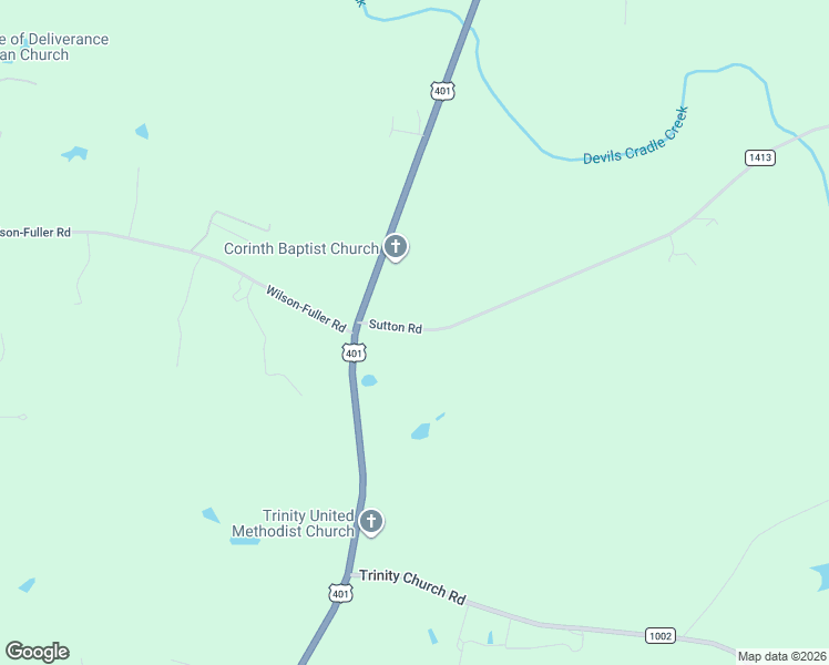 map of restaurants, bars, coffee shops, grocery stores, and more near 10 Sutton Road in Louisburg