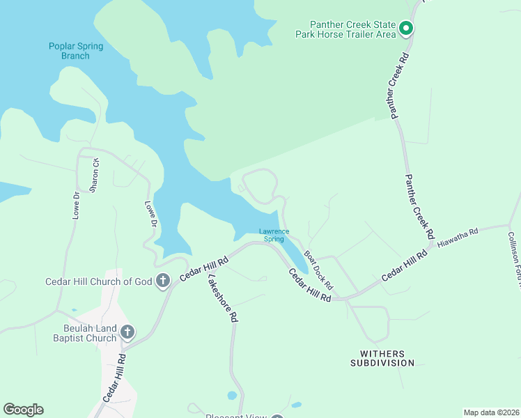 map of restaurants, bars, coffee shops, grocery stores, and more near 2339 Boat Dock Road in Talbott