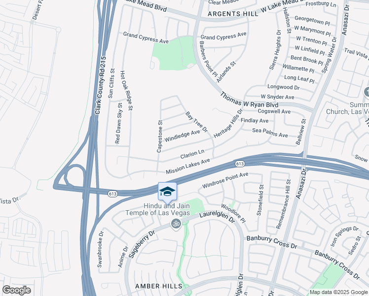 map of restaurants, bars, coffee shops, grocery stores, and more near 10801 Heritage Hills Drive in Las Vegas