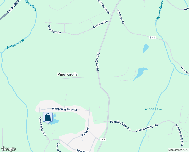 map of restaurants, bars, coffee shops, grocery stores, and more near 2817 Piney Grove Road in Kernersville