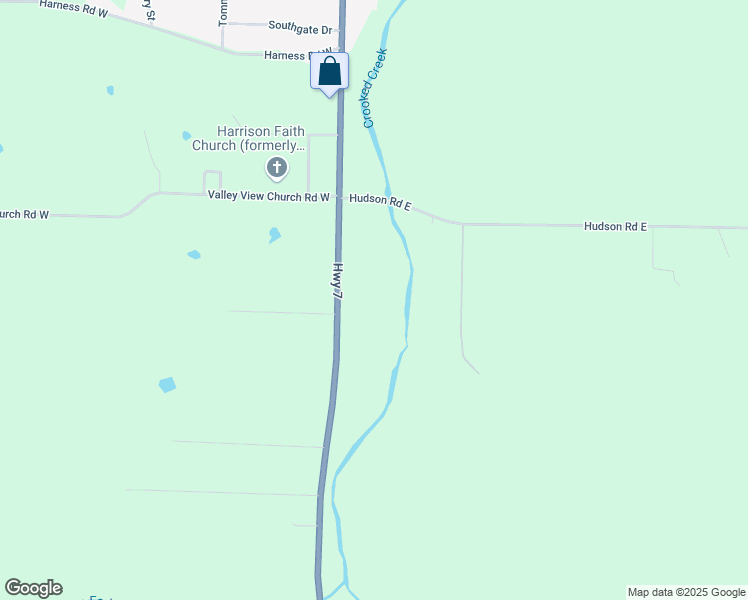 map of restaurants, bars, coffee shops, grocery stores, and more near 4863-4943 Arkansas 7 in Harrison