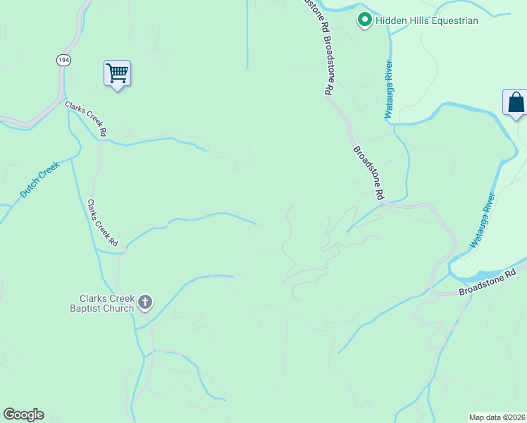 map of restaurants, bars, coffee shops, grocery stores, and more near Wildwood Run Road in Banner Elk