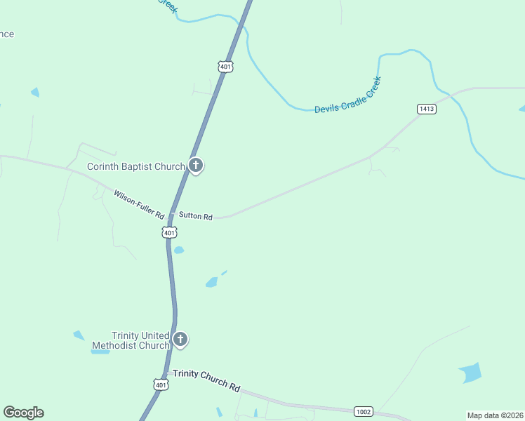 map of restaurants, bars, coffee shops, grocery stores, and more near 148 Sutton Road in Louisburg