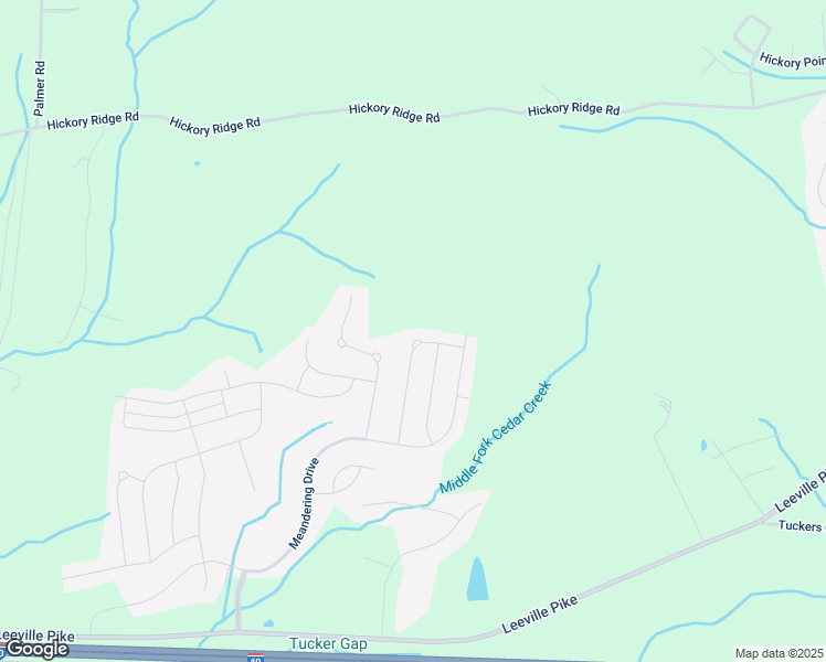 map of restaurants, bars, coffee shops, grocery stores, and more near 535 Cloverhill Lane in Lebanon