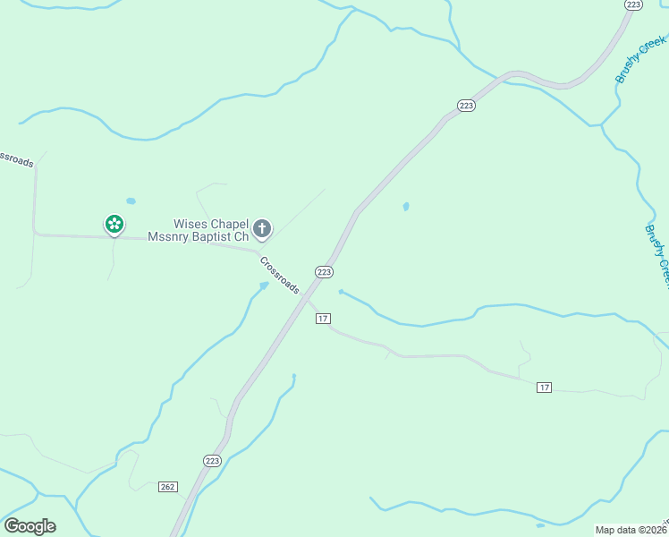 map of restaurants, bars, coffee shops, grocery stores, and more near 3334 Arkansas 223 in Pineville