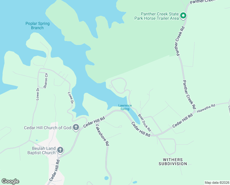 map of restaurants, bars, coffee shops, grocery stores, and more near 2339 Boat Dock Road in Hamblen County