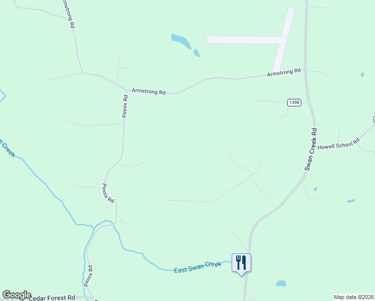map of restaurants, bars, coffee shops, grocery stores, and more near 5604 Caldwell Road in Jonesville