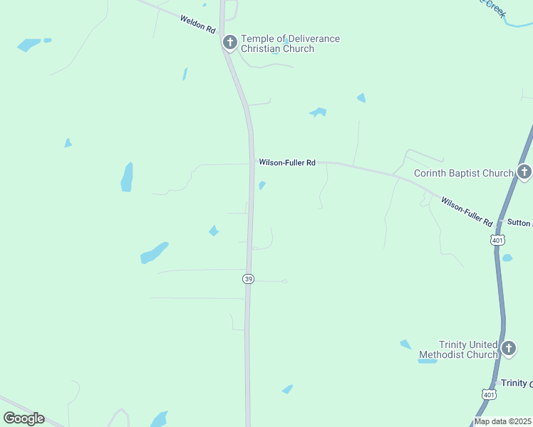 map of restaurants, bars, coffee shops, grocery stores, and more near 75 Joyful Lane in Louisburg